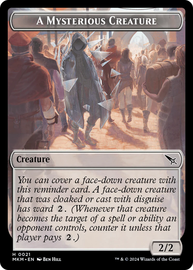 A Mysterious Creature Token (0021) (TMKM)