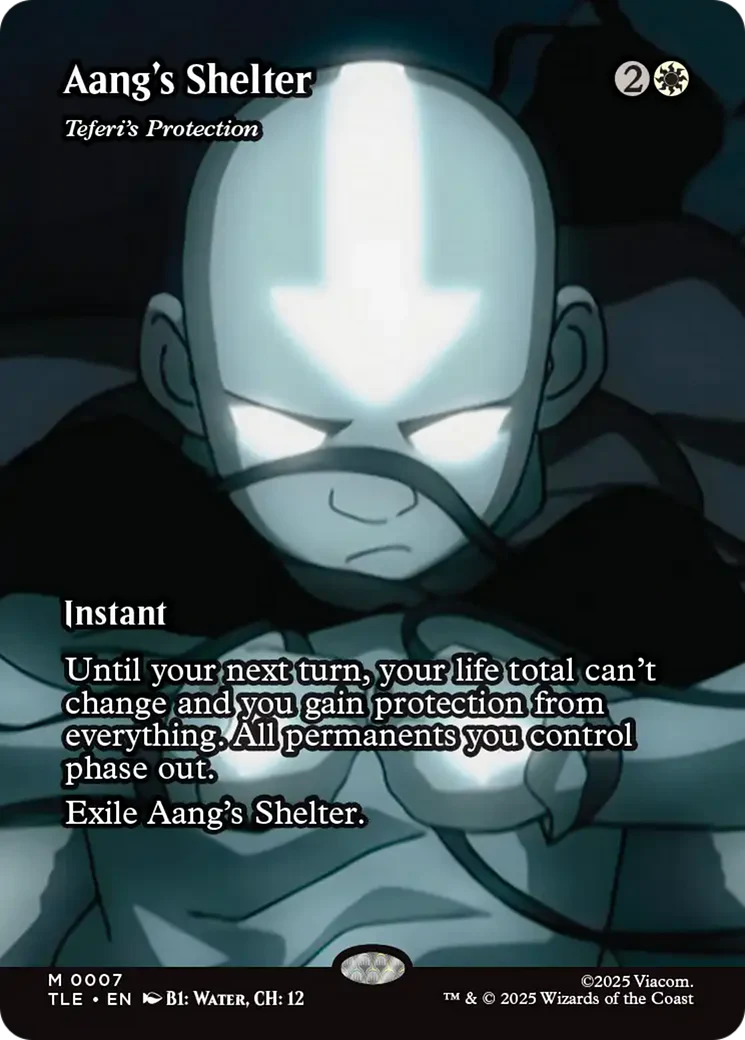 Aang's Shelter [Teferi's Protection] (0007) (Borderless) (TLE)