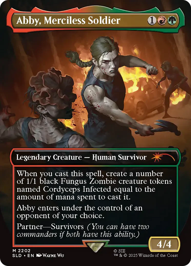 Abby, Merciless Soldier (2202) (Borderless) (SLD)