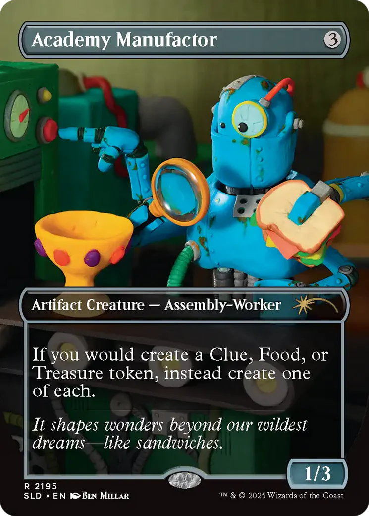 Academy Manufactor (2195) (Borderless) (SLD) - Foil