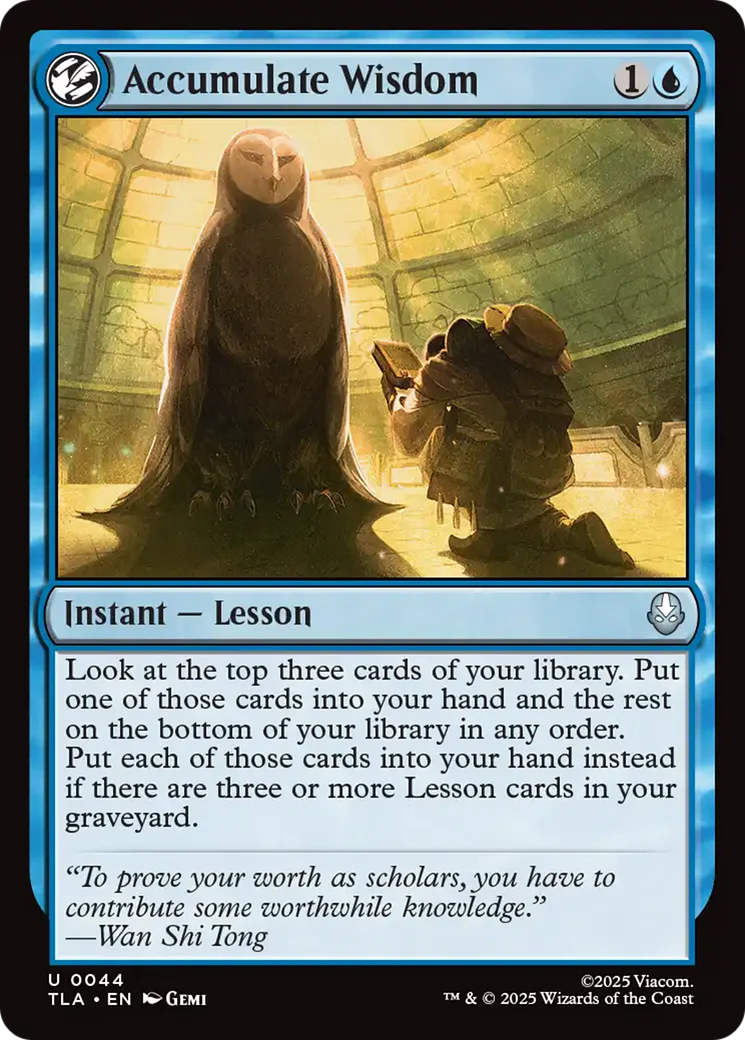 Accumulate Wisdom (TLA) - Foil