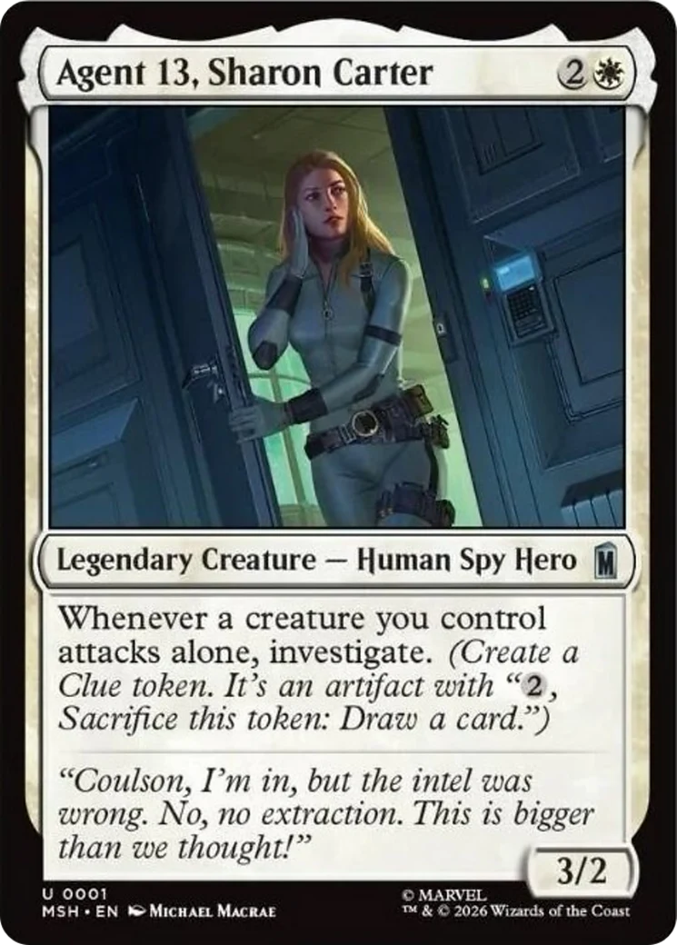 Agent 13, Sharon Carter (MSH)
