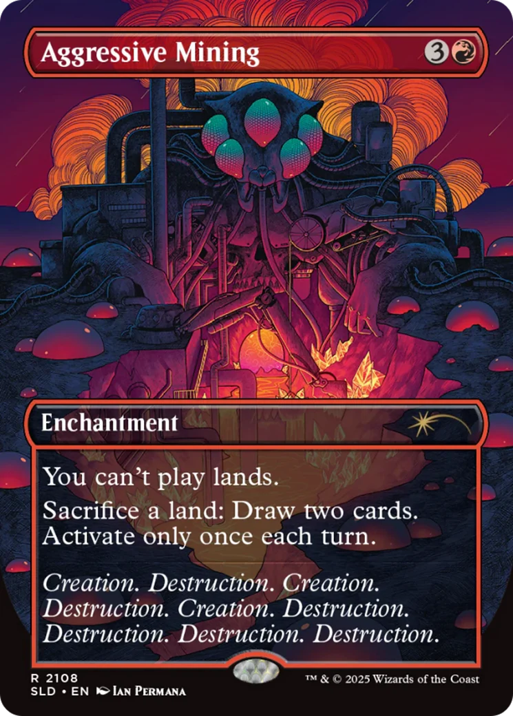 Aggressive Mining (2108) (Borderless) (SLD) - Foil