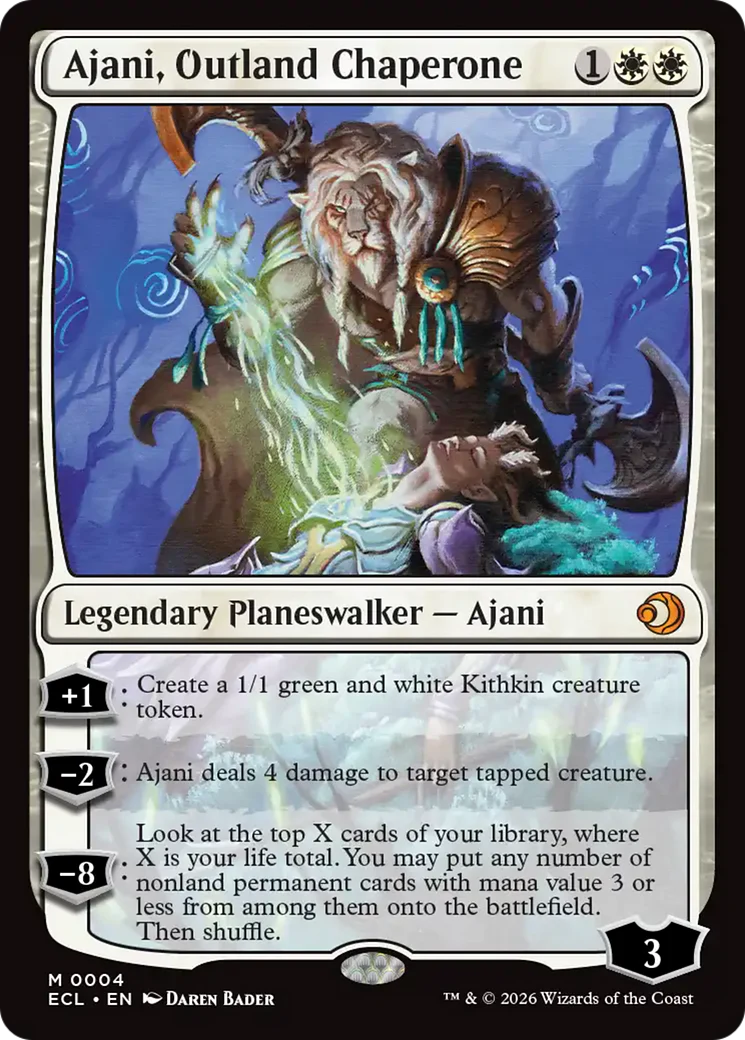Ajani, Outland Chaperone (ECL) - Foil