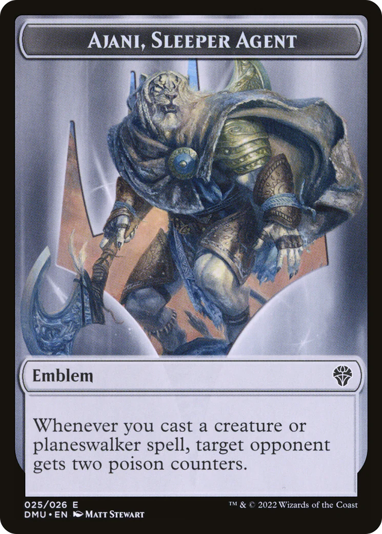 Ajani, Sleeper Agent Emblem (025) (TDMU)