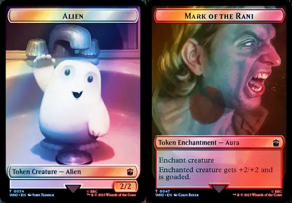 Alien (0034) // Mark of the Rani (0047) Double-Sided Token (TWHO) - Surge Foil