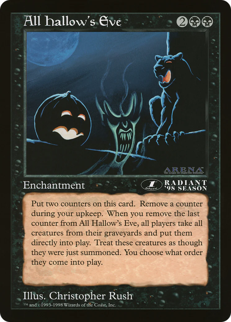 All Hallow's Eve (1st Place) (Oversized) (Arena League Promo) (OLEP)