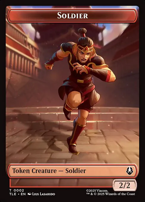Ally (0008) // Soldier (0002) Double-Sided Token (TTLA) - Image 2