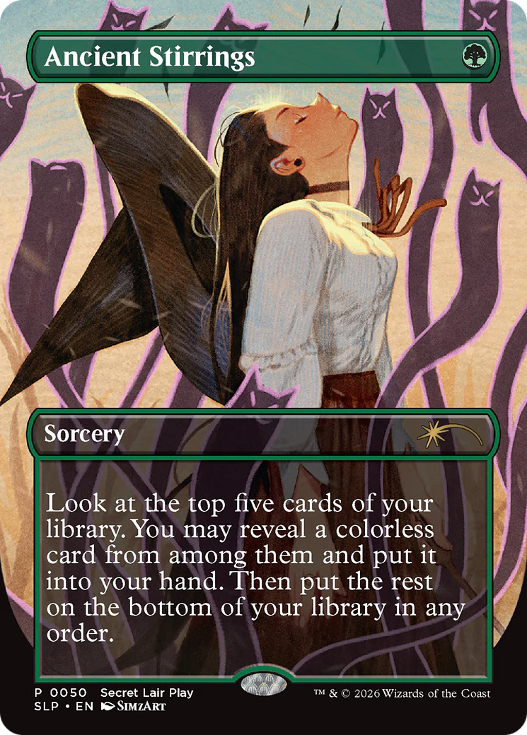 Ancient Stirrings (0050) (Borderless) (SLP) - Foil