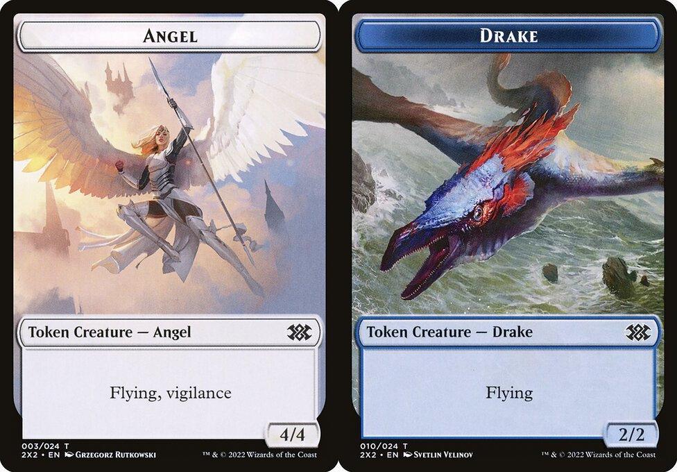 Angel (003) // Drake (010) Double-Sided Token (T2X2)