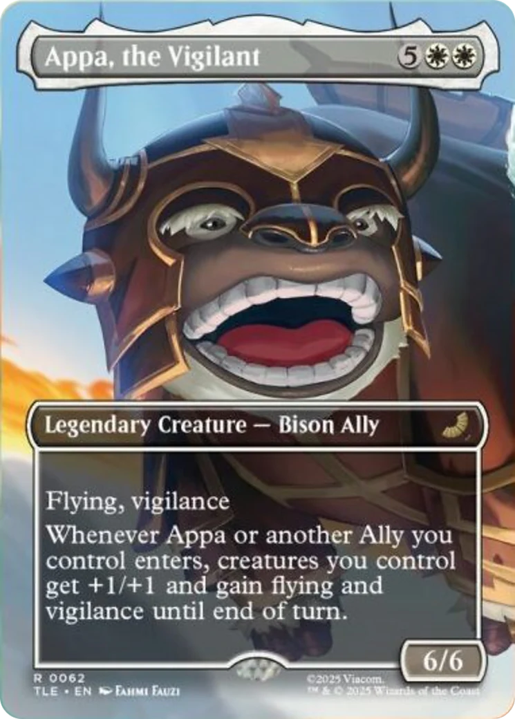 Appa, the Vigilant (0062) (Borderless) (TLE) - Foil