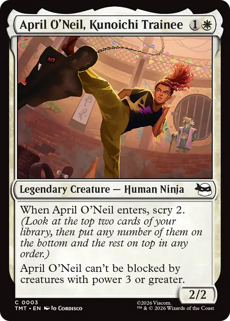 April O'Neil, Kunoichi Trainee (TMT) - Foil