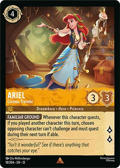 Ariel, Curious Traveler (0018) - Cold Foil