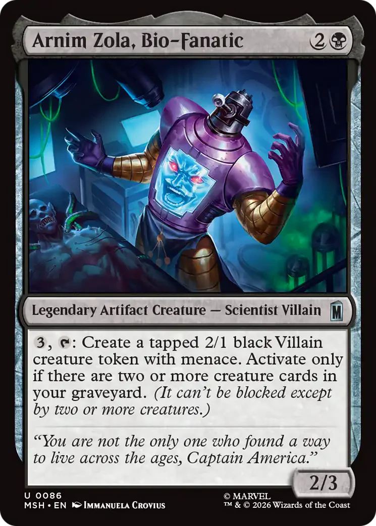 Arnim Zola, Bio-Fanatic (MSH)