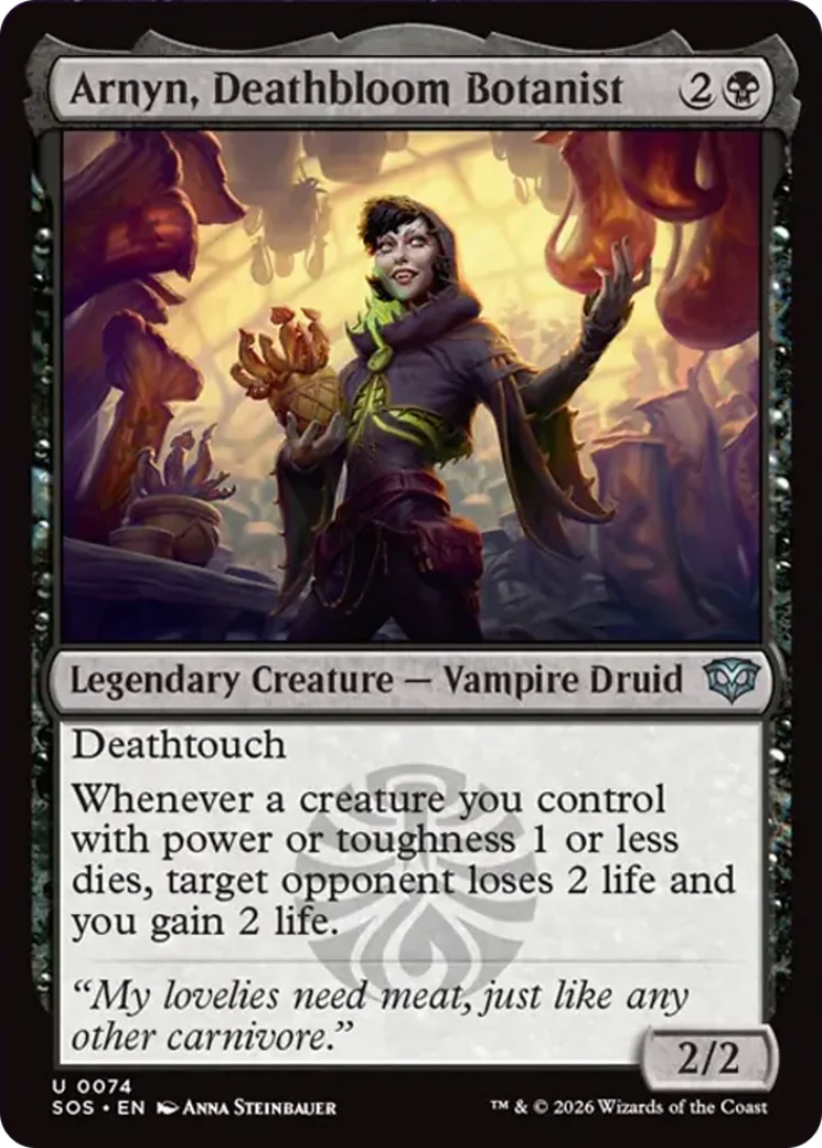 Arnyn, Deathbloom Botanist (SOS) - Foil