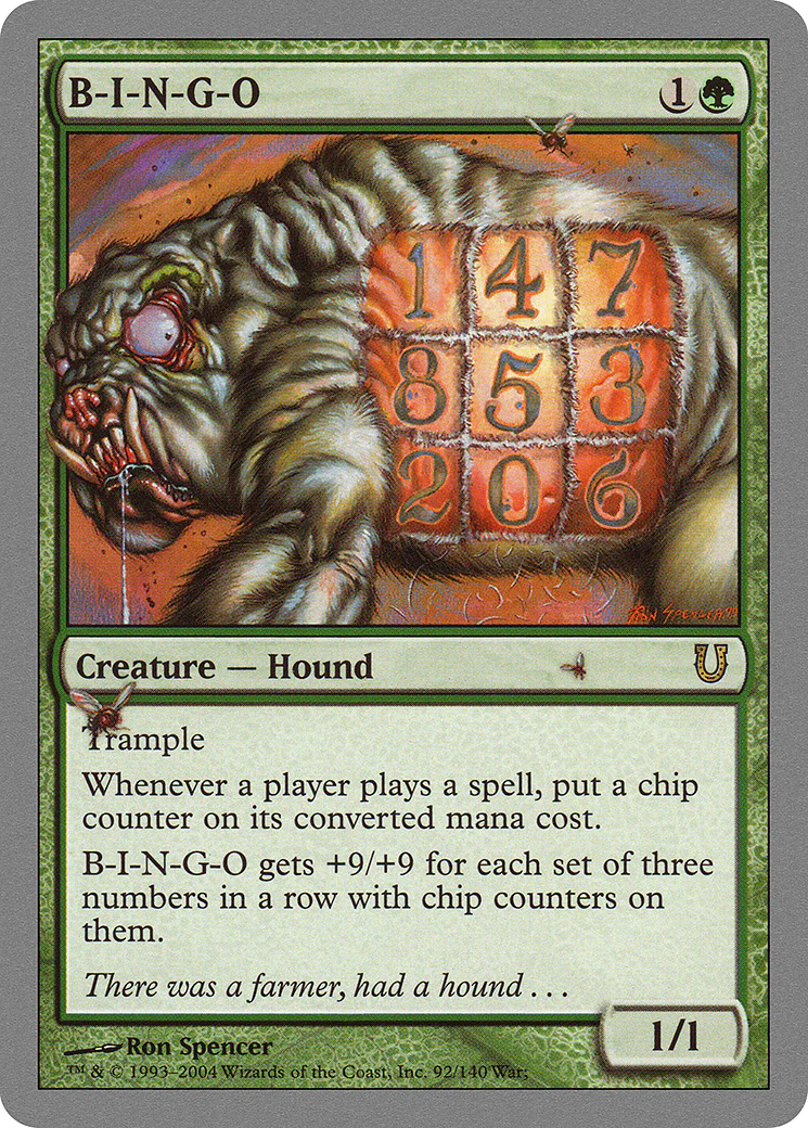 B-I-N-G-O (UNH) - Foil