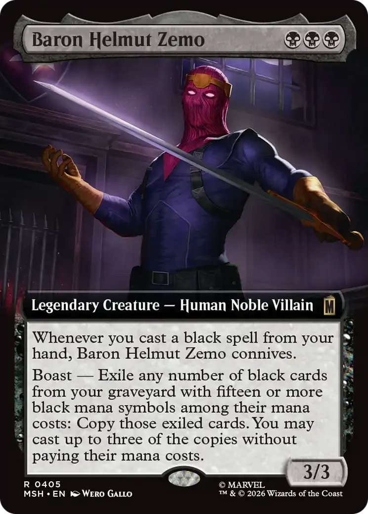 Baron Helmut Zemo (0405) (Extended Art) (MSH)