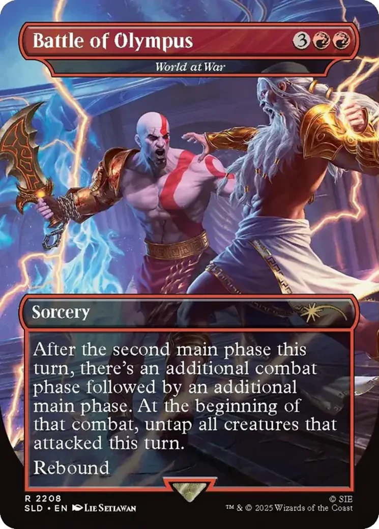 Battle of Olympus [World at War] (2208) (Borderless) (SLD) - Foil