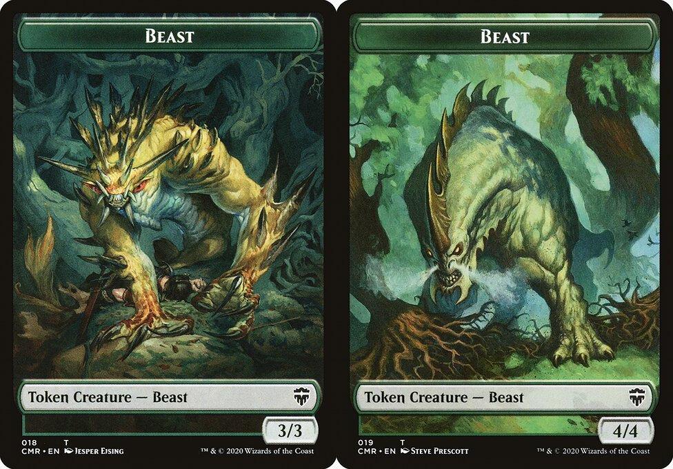 Beast (018) // Beast (019) Double-Sided Token (TCMR)