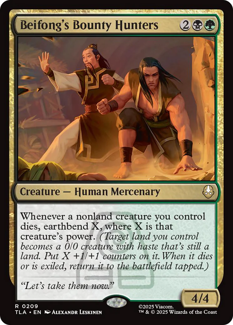 Beifong's Bounty Hunters (TLA) - Foil
