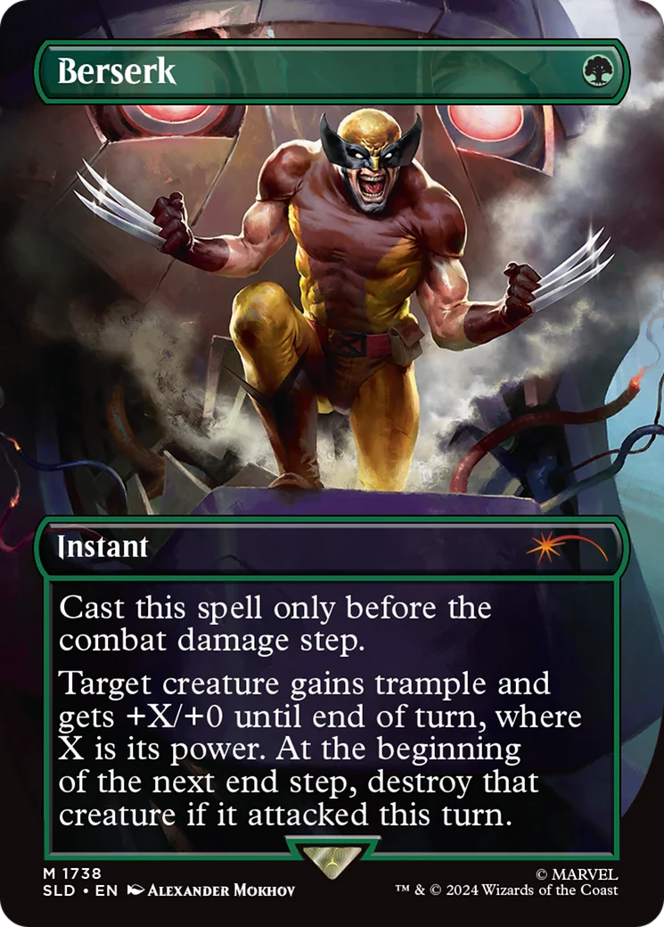 Berserk (1738) (Borderless) (SLD) - Foil
