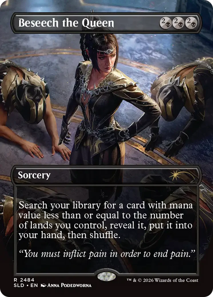 Beseech the Queen (2484) (Borderless) (SLD) - Foil