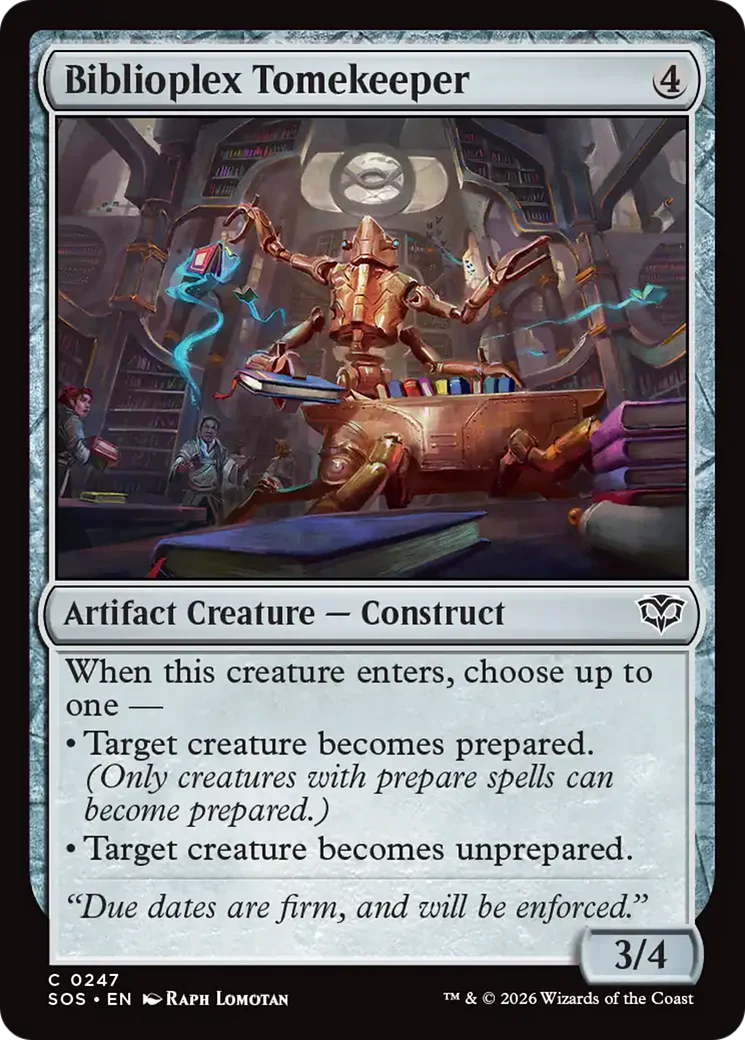 Biblioplex Tomekeeper (SOS) - Foil