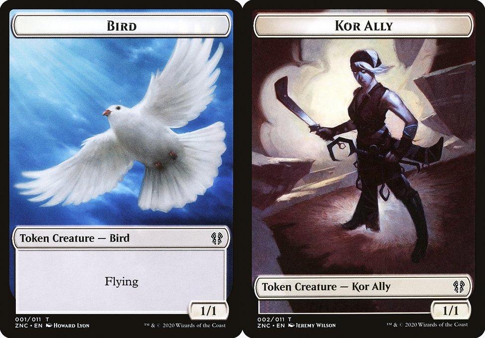 Bird (001) // Kor Ally (002) Double-Sided Token (TZNC)