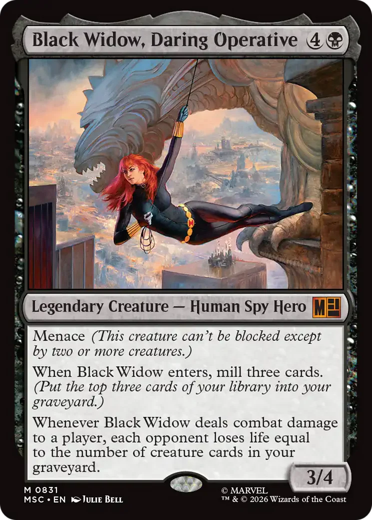Black Widow, Daring Operative (MSC) - Foil