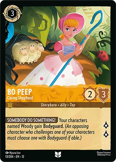 Bo Peep, Caring Shepherd (0013) - Cold Foil