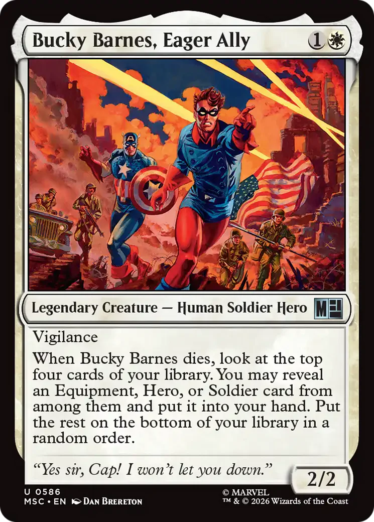 Bucky Barnes, Eager Ally (MSC)