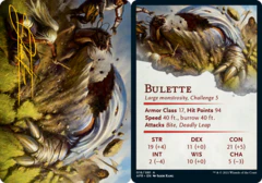 Bulette (16/81) Art Card (AAFR) - Gold-Stamped Signature