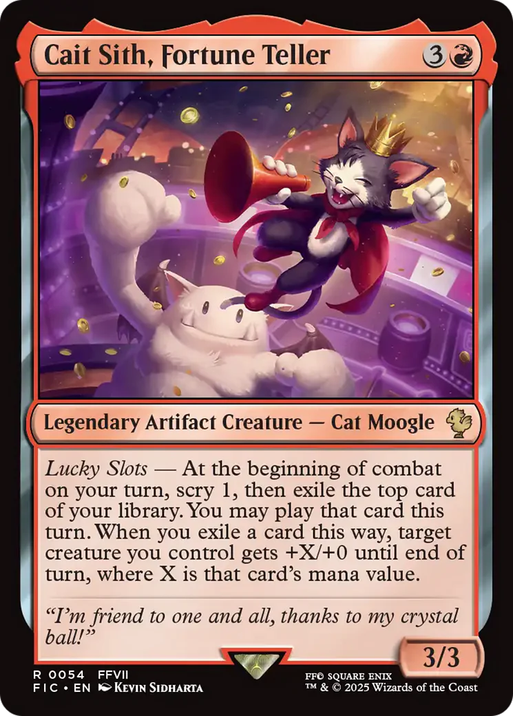 Cait Sith, Fortune Teller (FIC) - Surge Foil