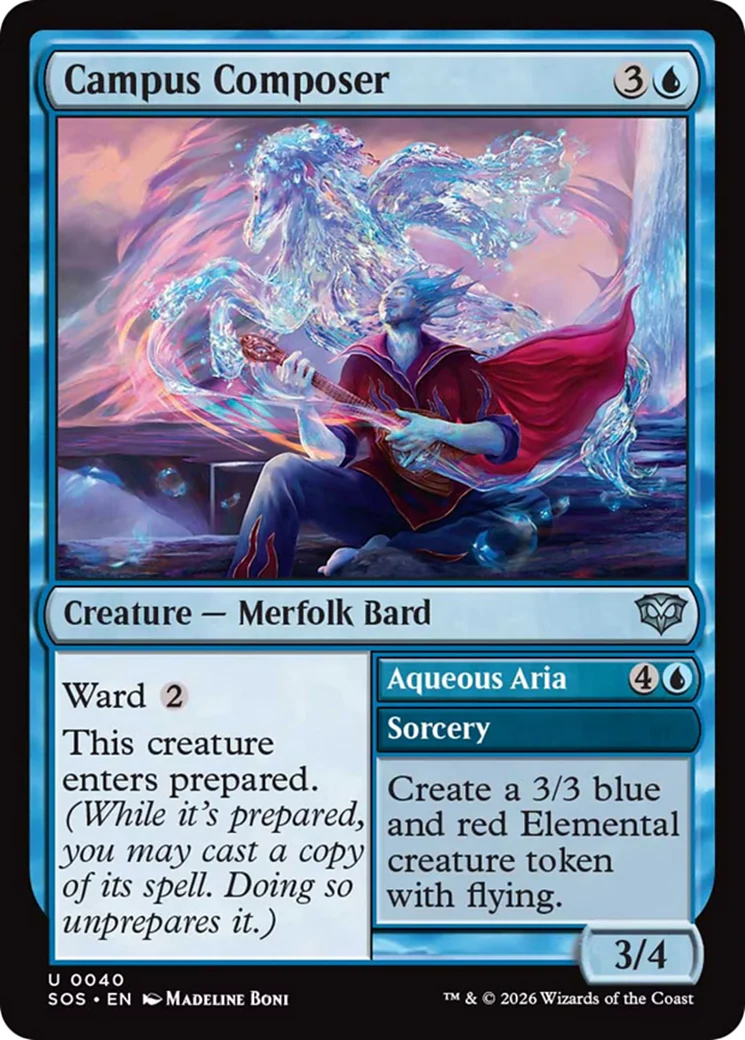 Campus Composer // Aqueous Aria (SOS) - Foil