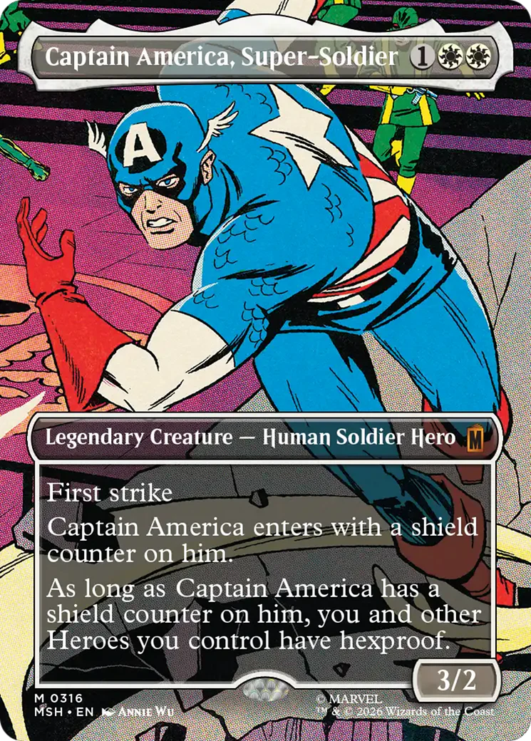 Captain America, Super-Soldier (0316) (Borderless) (MSH)