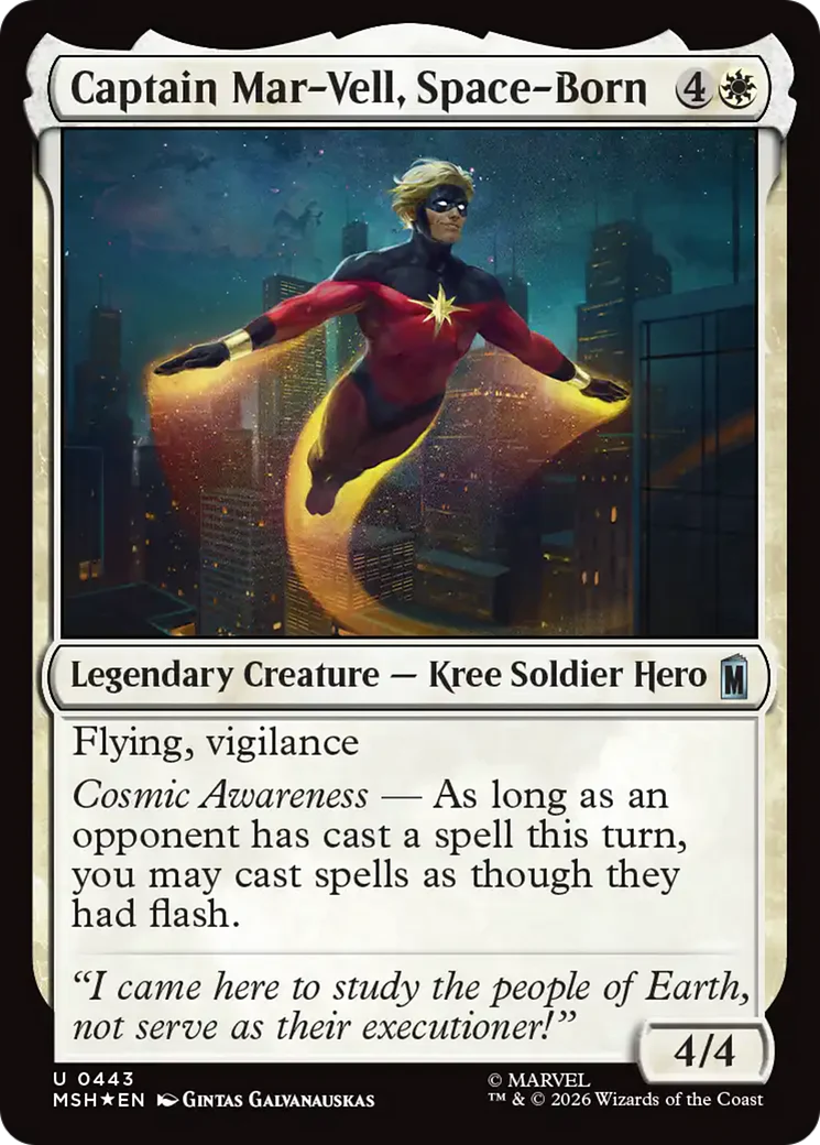 Captain Mar-Vell, Space-Born (0443) (MSH) - Surge Foil