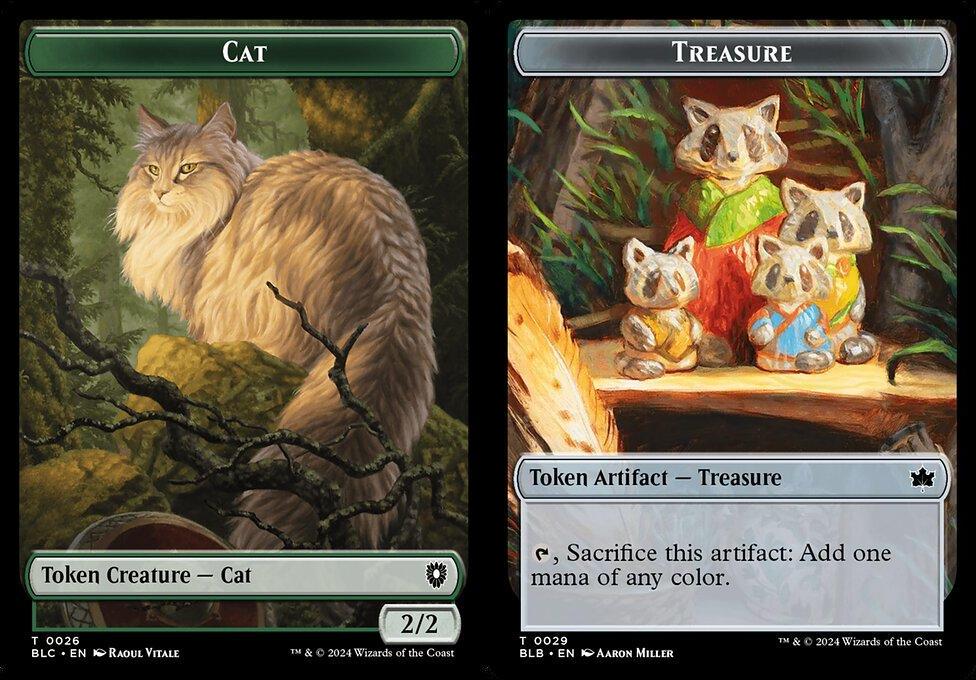 Cat (0026) // Treasure (0029) Double-Sided Token (TBLC)