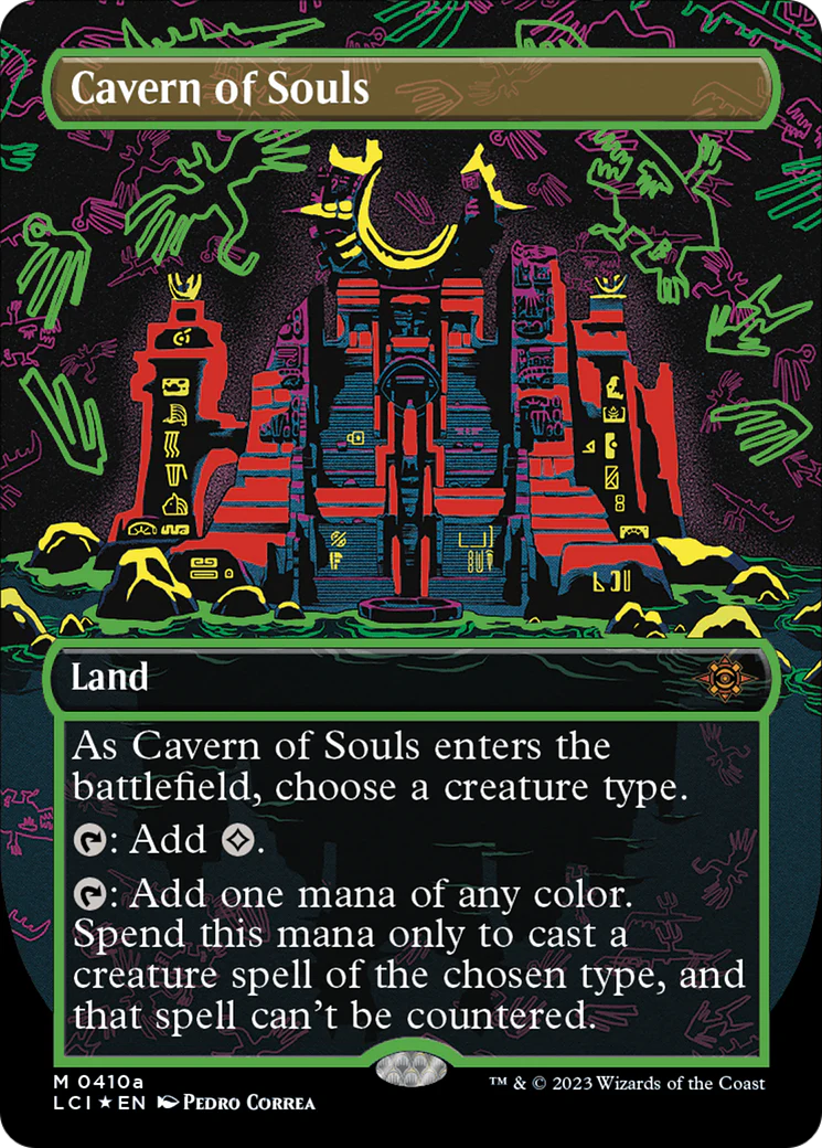 Cavern of Souls (0410a) (Borderless) (LCI) - Neon Ink