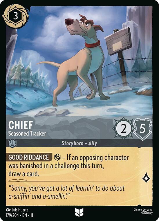 Chief, Seasoned Tracker (0179) - Cold Foil