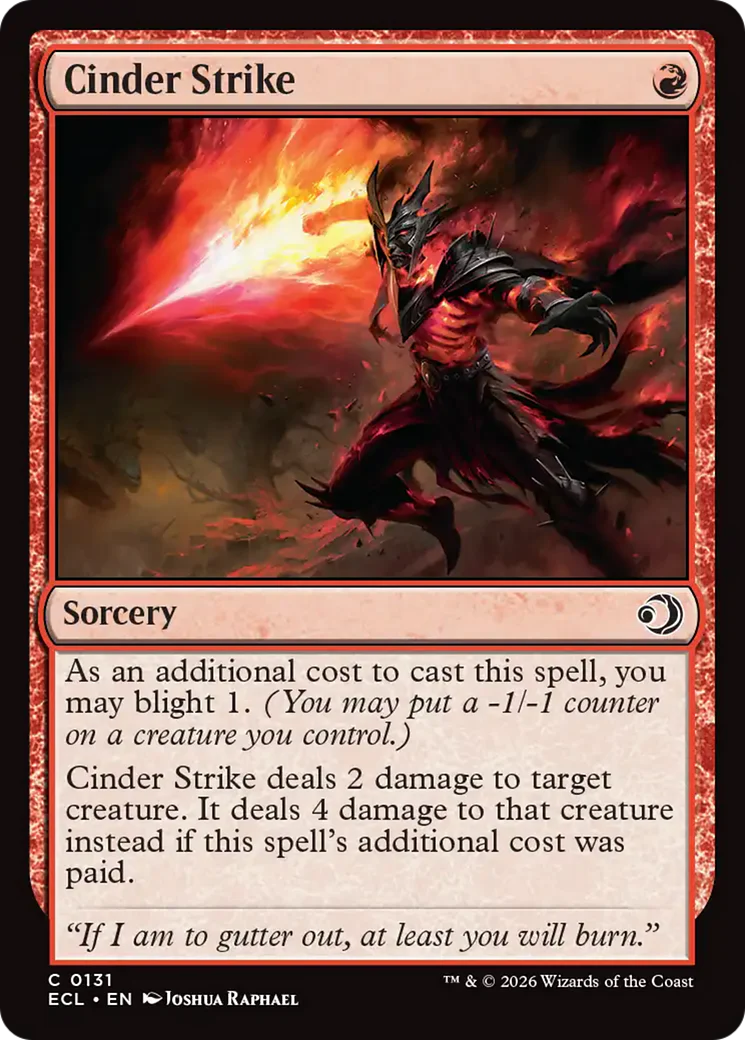 Cinder Strike (ECL) - Foil