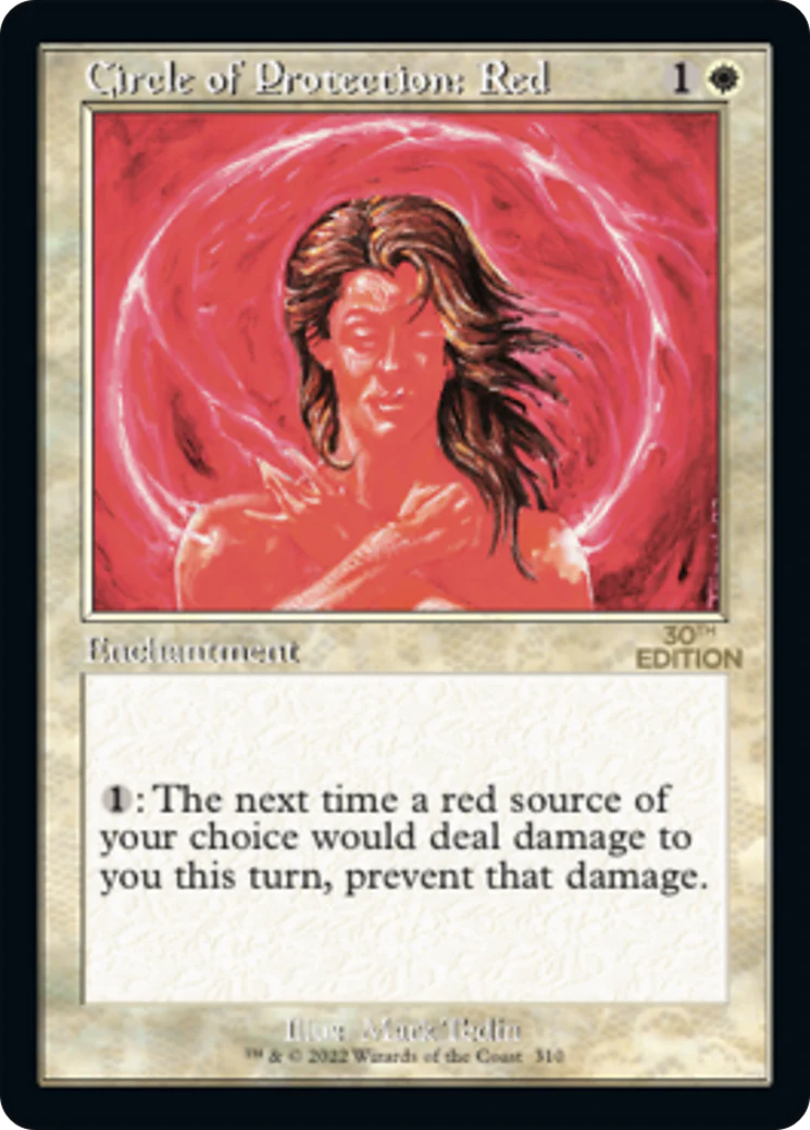 Circle of Protection: Red (Retro Frame) (30A)
