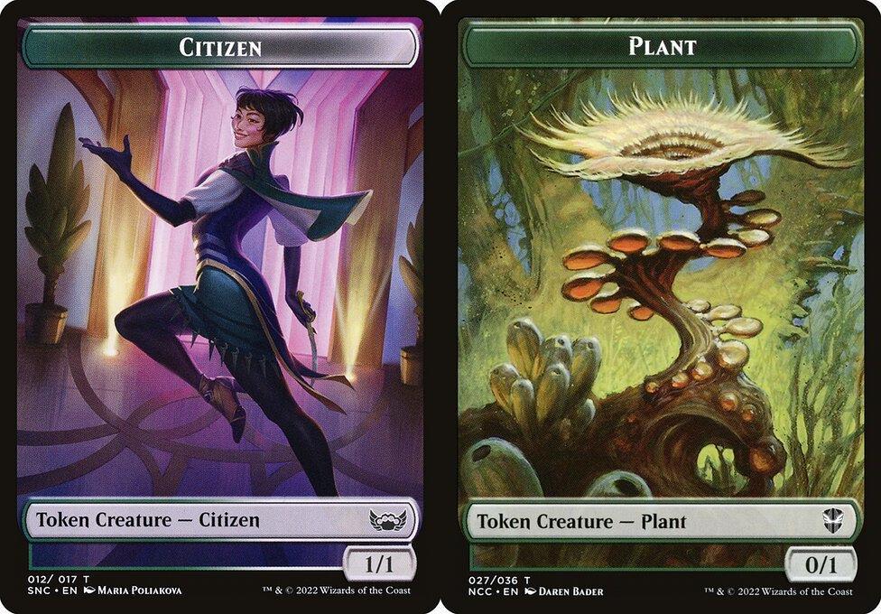 Citizen (012) // Plant (027) Double-Sided Token (TNCC)