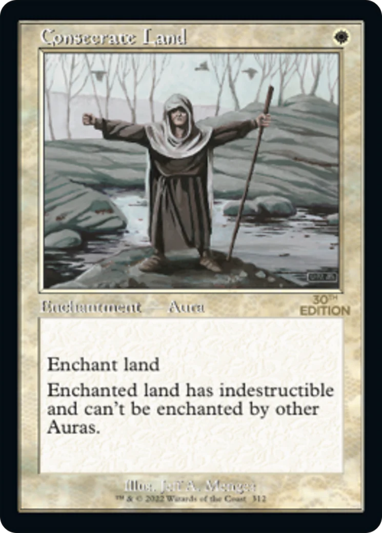 Consecrate Land (Retro Frame) (30A)