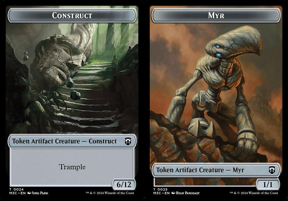 Construct (0024) // Myr (0025) Double-Sided Token (TM3C)