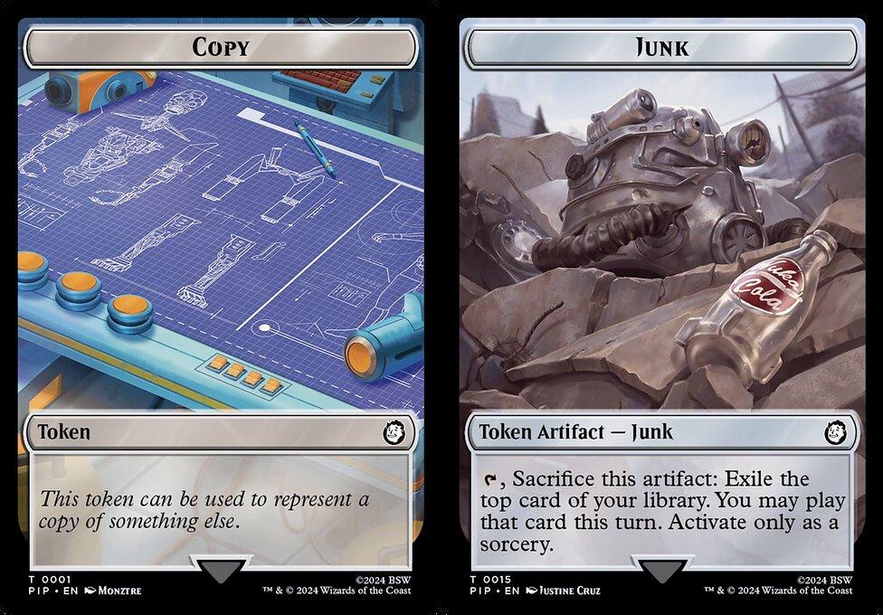 Copy (0001) // Junk (0015) Double-Sided Token (TPIP) - Foil