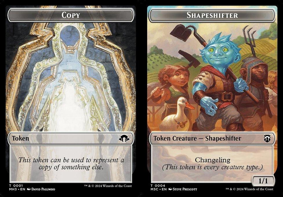 Copy (0001) // Shapeshifter (0004) Double-Sided Token (TM3C)