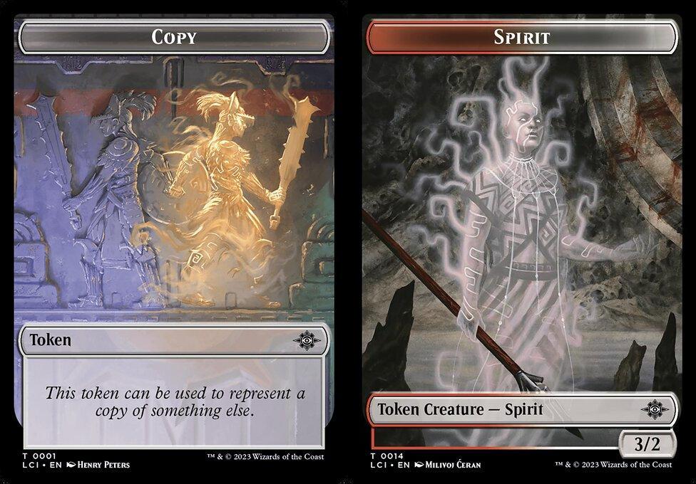 Copy (0001) // Spirit (0014) Double-Sided Token (TLCI) - Foil