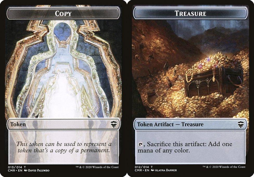 Copy (013) // Treasure (012) Double-Sided Token (TCMR) - Foil