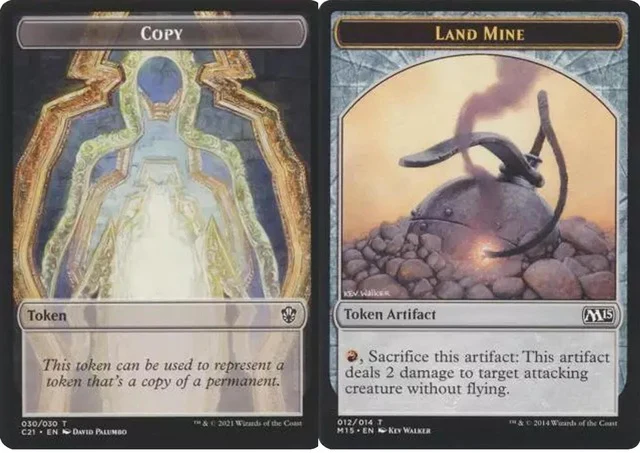 Copy (030) // Land Mine (012) Double-Sided Token (TSLD)