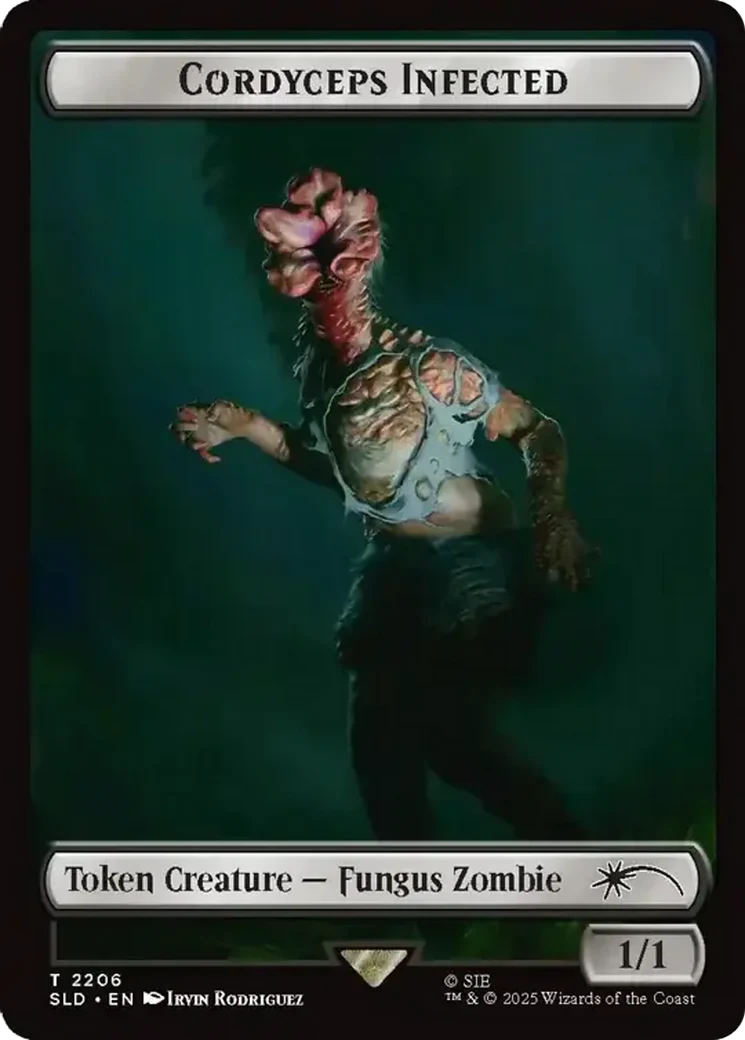Cordyceps Infected Token (2206) (SLD) - Foil
